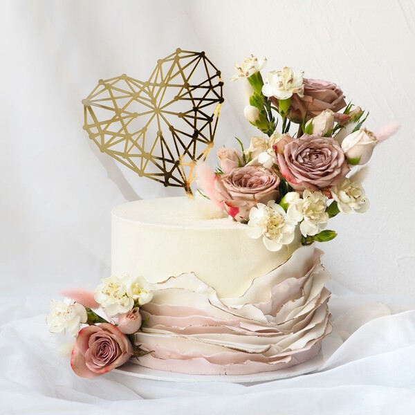 Devoted To You Cake | Wedding 1 Tier